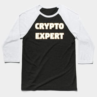 Crypto Expert Baseball T-Shirt